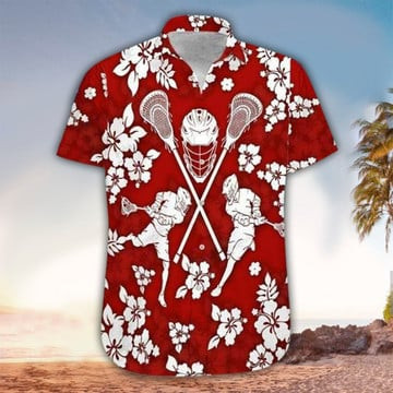 Lacrosse Hawaiian Shirt Lacrosse Lover Gifts Shirt For Men and Women