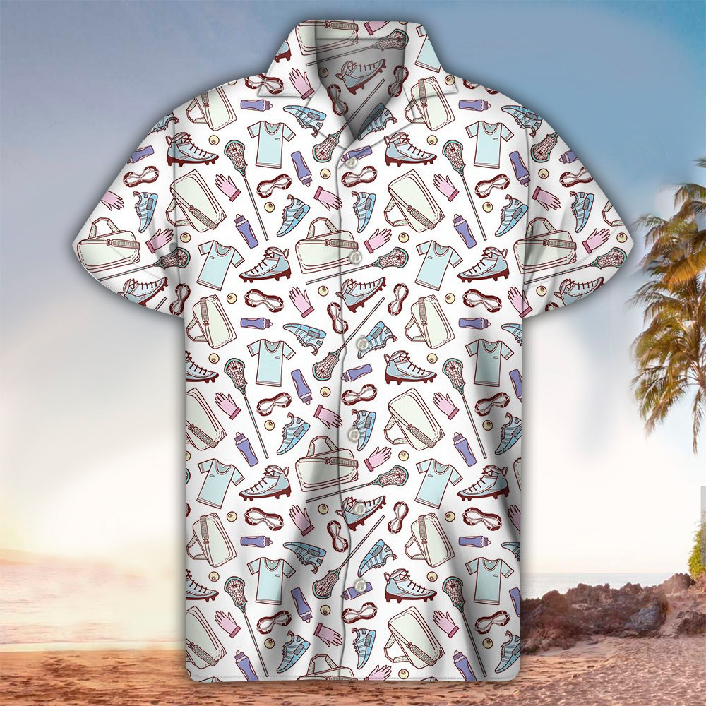 Lacrosse Hawaiian Shirt Lacrosse Shirt For Lacrosse Lover Shirt For Men and Women