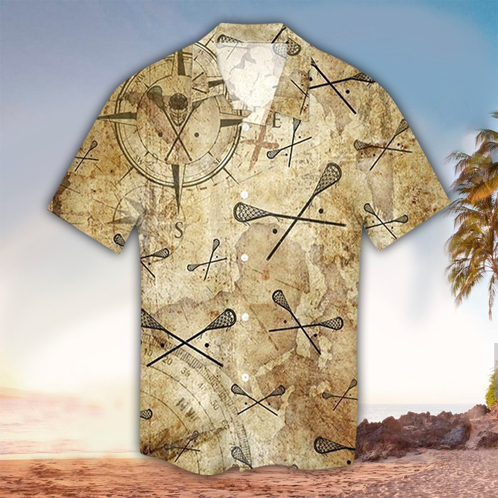 Lacrosse Shirt Lacrosse Hawaiian Shirt For Lacrosse Lovers Shirt For Men and Women