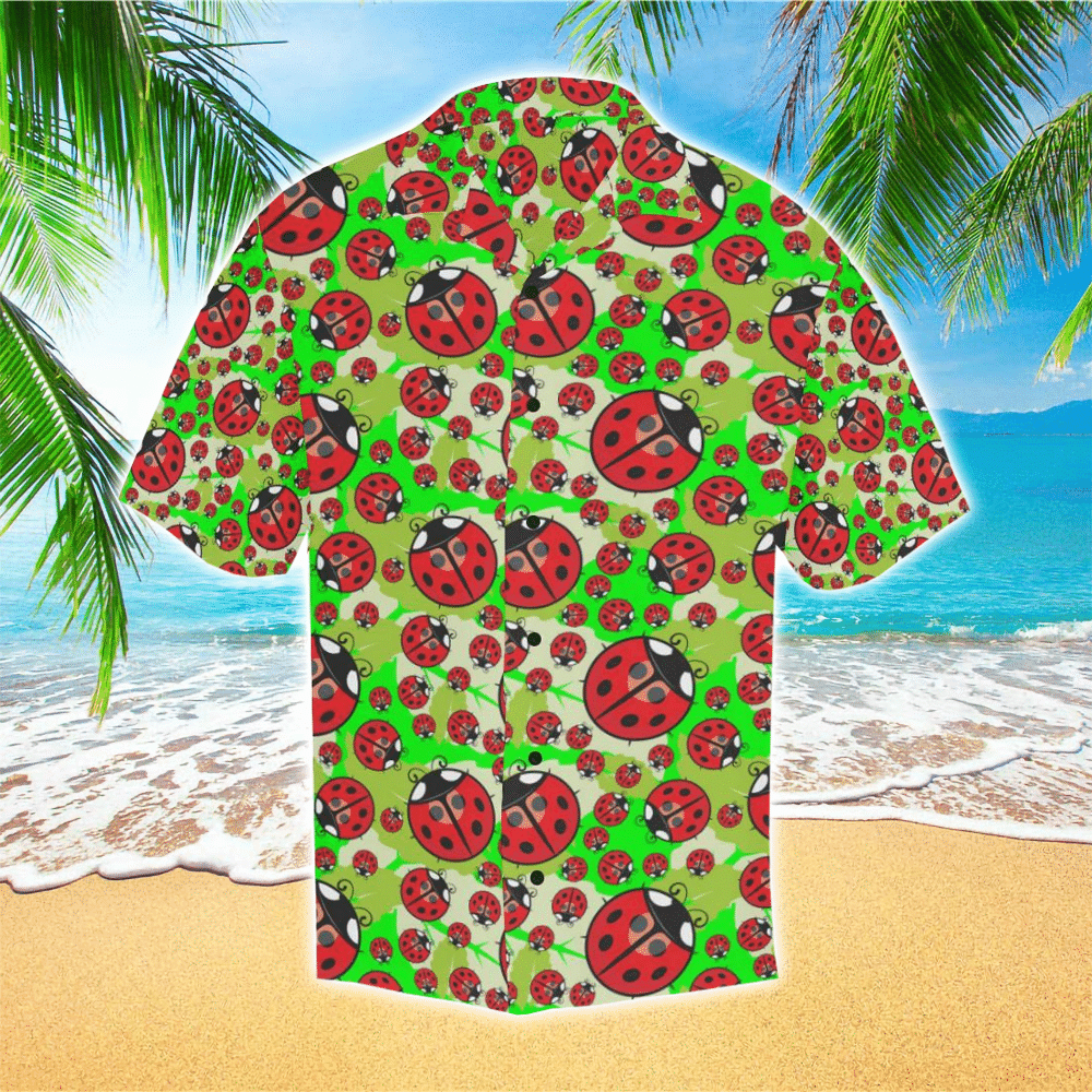 Ladybug Hawaiian Shirt Mens Hawaiian Shirt For Ladybug Lover Shirt for Men and Women