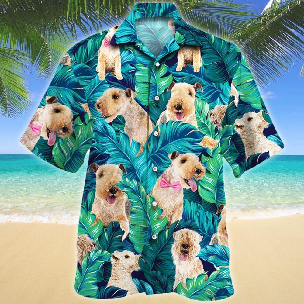 Lakeland Terrier Dog Lovers Aloha Hawaiian Shirt Colorful Short Sleeve Summer Beach Casual Shirt For Men And Women