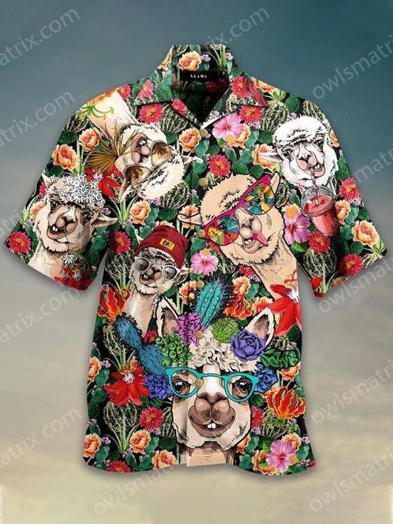 Lama Love Animals Life Style Limited Edition - Hawaiian Shirt 1 - Hawaiian Shirt For Men