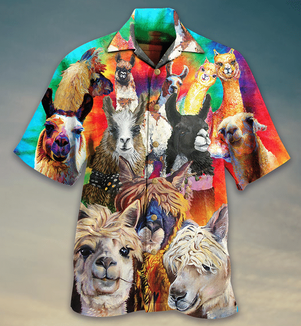 Lama Smile Happy Limited Edition - Hawaiian Shirt Hawaiian Shirt For Men