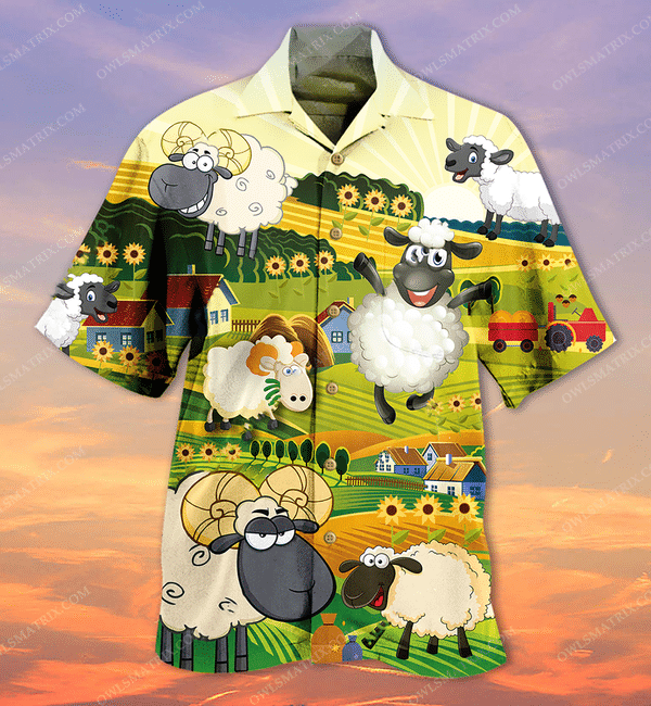 Lamb Happiness Limited Edition - Hawaiian Shirt - Hawaiian Shirt For Men