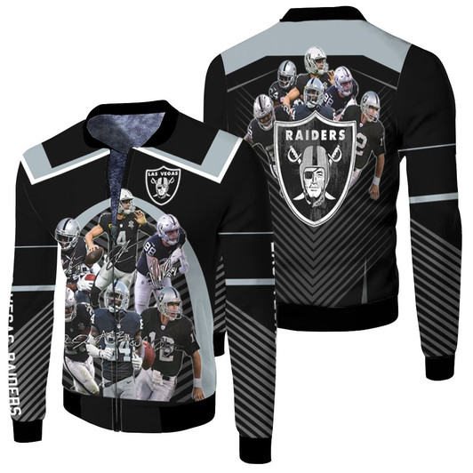 Las Vegas Raiders Fleece Bomber Jacket