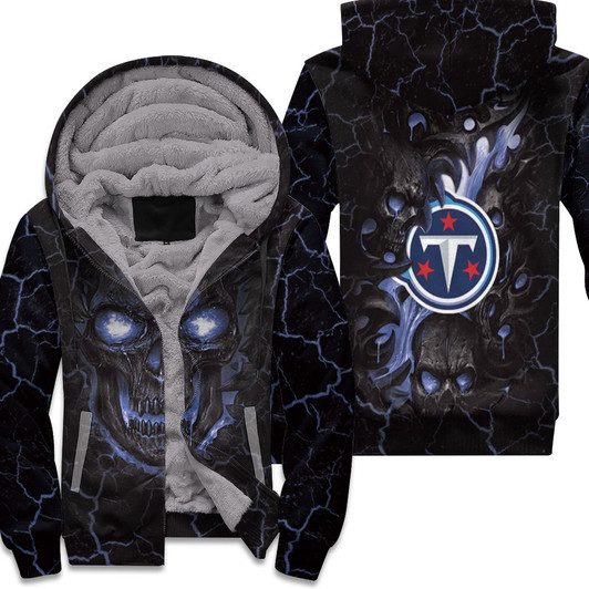 Lava Skull Tennessee Titans 3D Fleece Hoodie