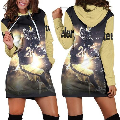 Le Veon Bell Hoodie Dress Sweater Dress Sweatshirt Dress 3d All Over Print For Women Hoodie