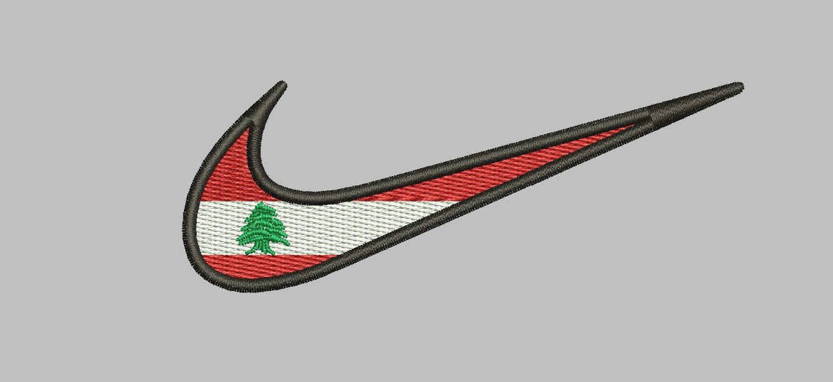 Lebanon Flag Embroidered Sweatshirt