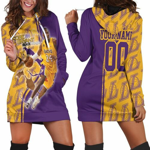 Legend Kobe Bryant 24 Los Angeles Lakers Nba Western Conference Personalized Hoodie Dress Sweater Dress Sweatshirt Dress