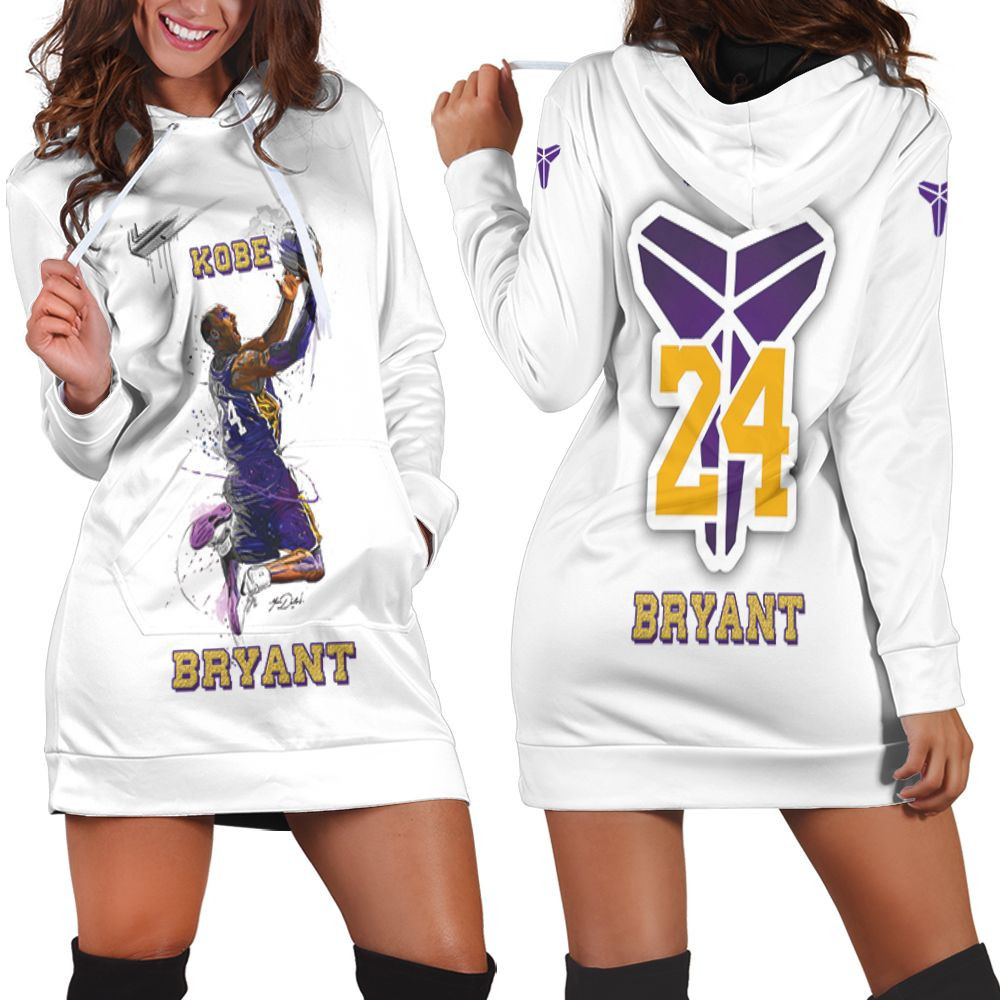 Legend Kobe Bryant 24 Western Conference Los Angeles Hoodie Dress Sweater Dress Sweatshirt Dress