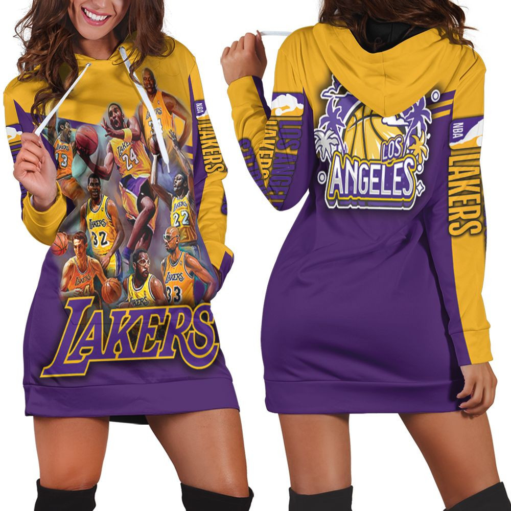 Legend Of Los Angeles Lakers Western Conference Nba Hoodie Dress Sweater Dress Sweatshirt Dress