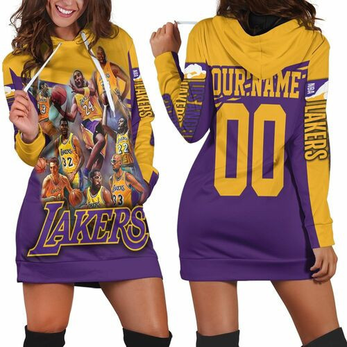 Legend Of Los Angeles Lakers Western Conference Nba Personalized Hoodie Dress Sweater Dress Sweatshirt Dress