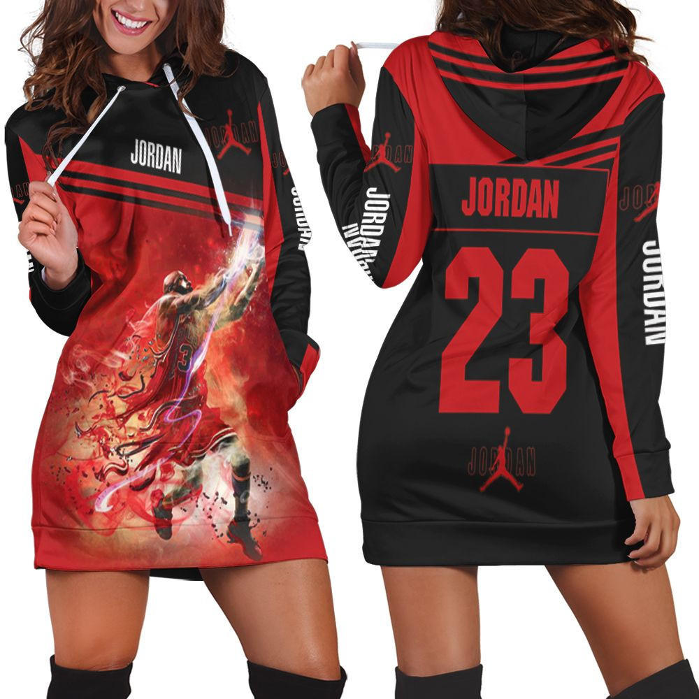 Legend Of Nba Michael Jordan 23 Chicago Bulls Hoodie Dress Sweater Dress Sweatshirt Dress