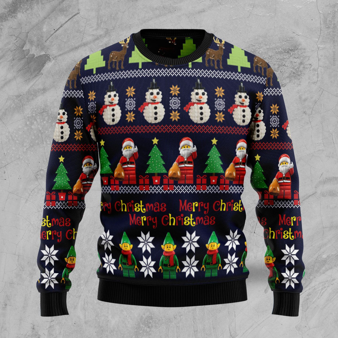 Lego Christmas Awesome Ugly Christmas Sweater Ugly Sweater For Men Women