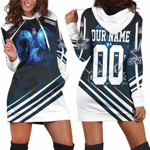 Leighton Vander Esch  Jaylon Smith Dallas Cowboys 3d Hoodie Dress Sweater Dress Sweatshirt Dress