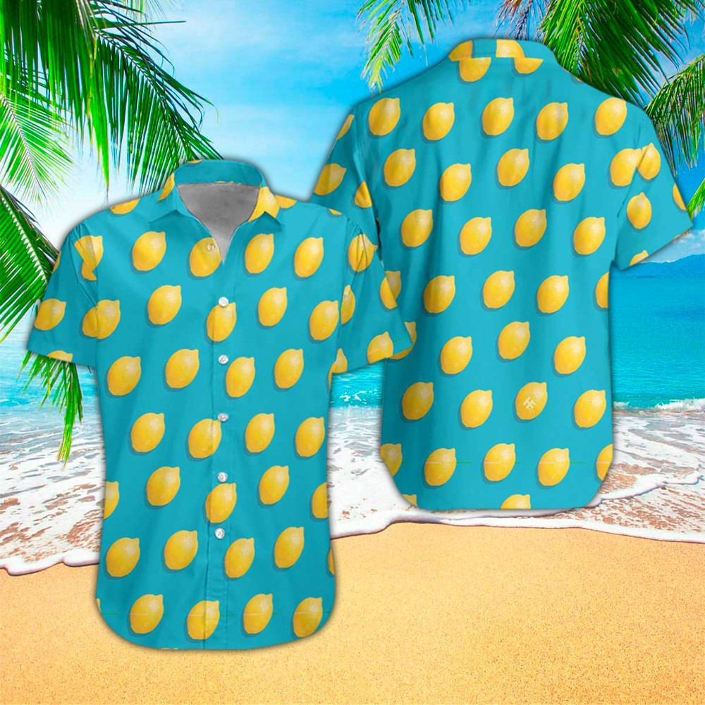 Lemon Aloha Shirt Hawaiian Shirt For Lemon Lovers Shirt For Men and Women
