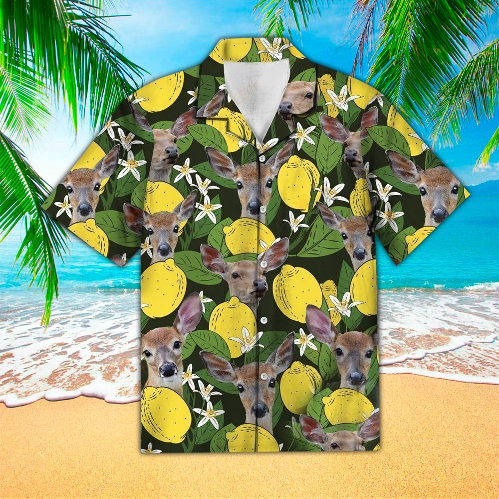 Lemon Aloha Shirt Perfect Hawaiian Shirt For Lemon Lover Shirt For Men and Women