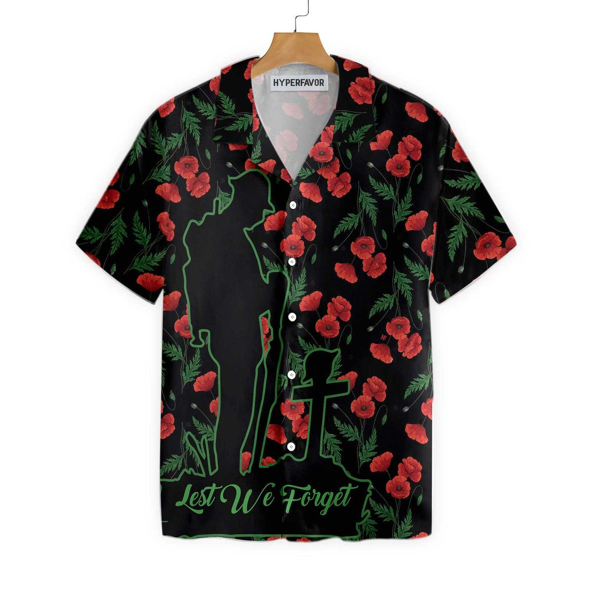 Lest We Forget Hawaiian Shirt Meaningful Gift For Veterans Day