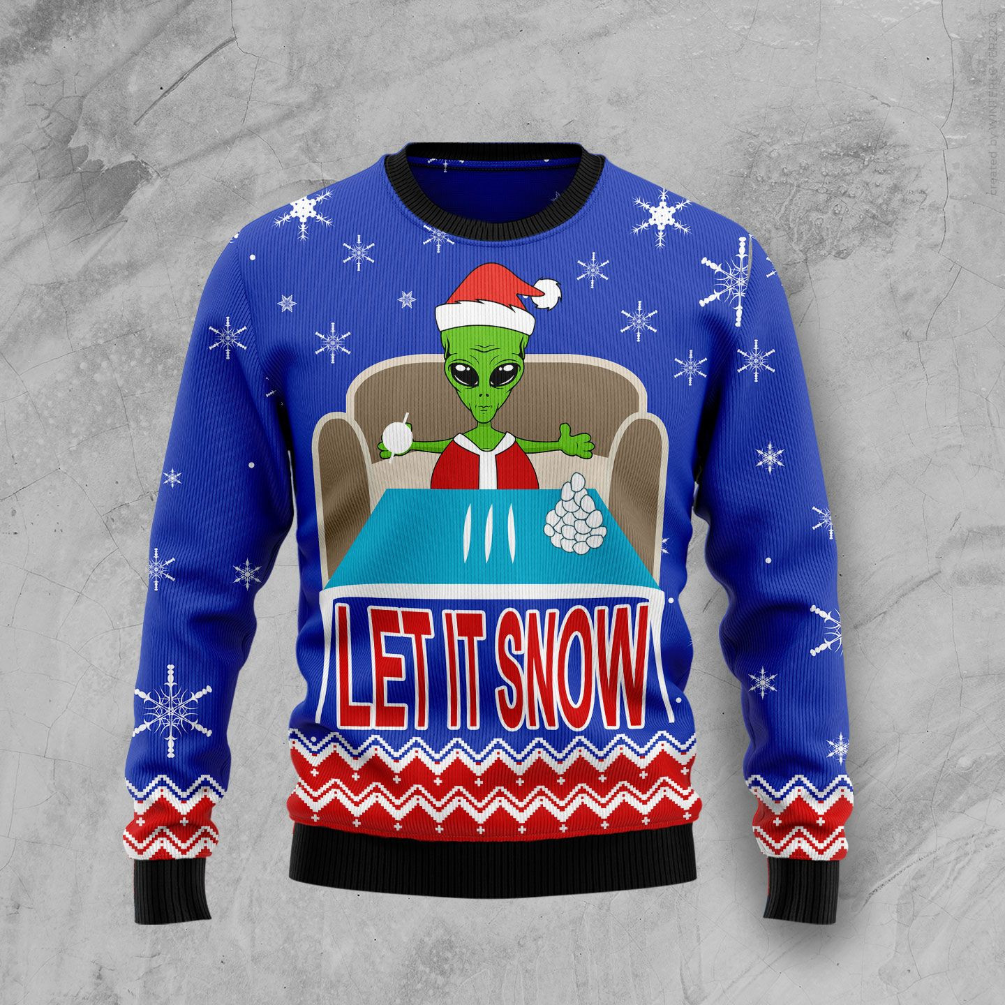 Let It Snow Ugly Christmas Sweater Ugly Sweater For Men Women