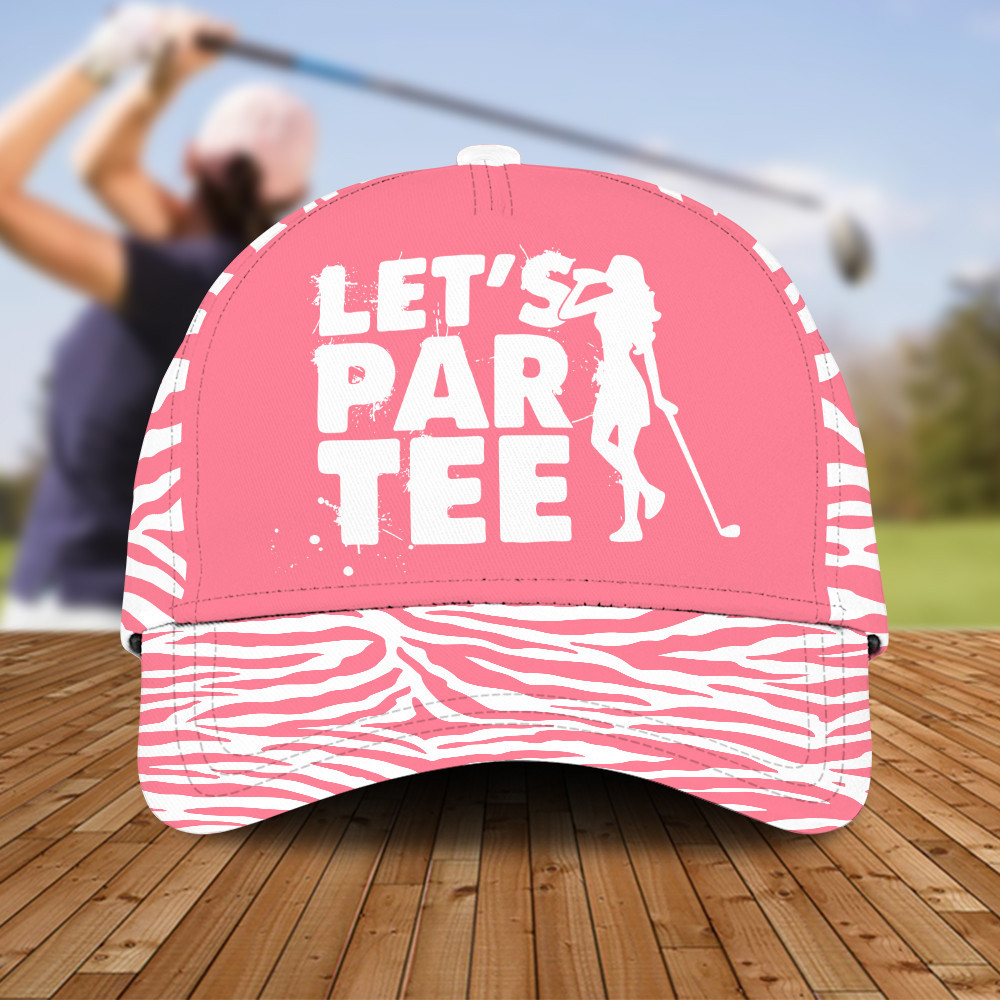 Let Par Tee Color Gift For Female Golfers Caps