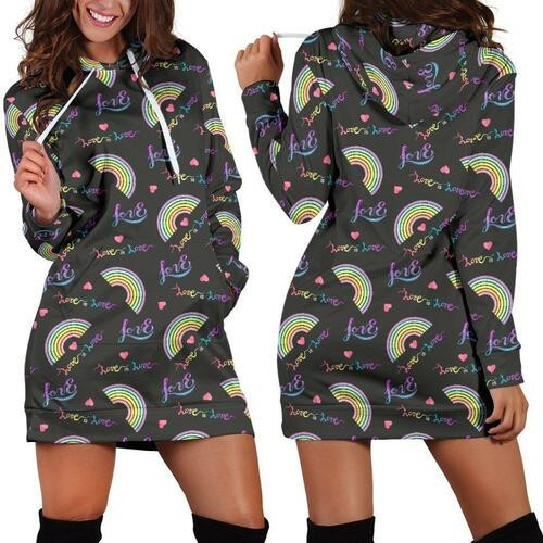 Lgbt Hoodie Dress Sweater Dress Sweatshirt Dress 3d All Over Print For Women Hoodie