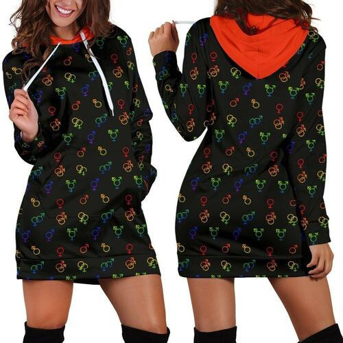 Lgbt Hoodie Dress Sweater Dress Sweatshirt Dress 3d All Over Print For Women Hoodie