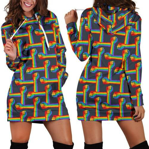 Lgbt Hoodie Dress Sweater Dress Sweatshirt Dress 3d All Over Print For Women Hoodie