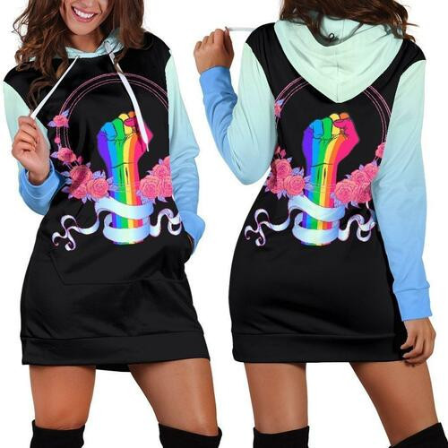 Lgbt Hoodie Dress Sweater Dress Sweatshirt Dress 3d All Over Print For Women Hoodie