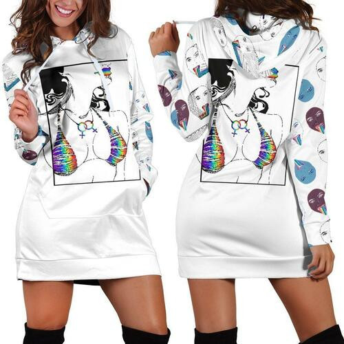 Lgbt Hoodie Dress Sweater Dress Sweatshirt Dress 3d All Over Print For Women Hoodie