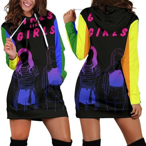 Lgbt Hoodie Dress Sweater Dress Sweatshirt Dress 3d All Over Print For Women Hoodie