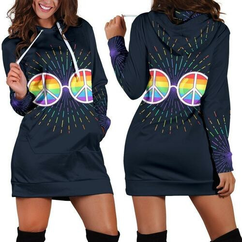 Lgbt Hoodie Dress Sweater Dress Sweatshirt Dress 3d All Over Print For Women Hoodie