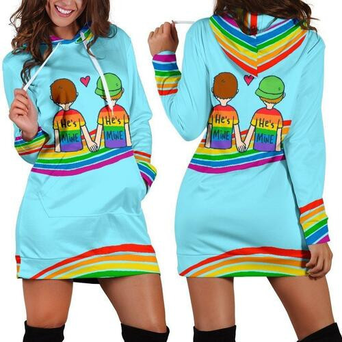 Lgbt Hoodie Dress Sweater Dress Sweatshirt Dress 3d All Over Print For Women Hoodie