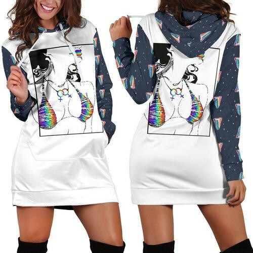 Lgbt Hoodie Dress Sweater Dress Sweatshirt Dress 3d All Over Print For Women Hoodie