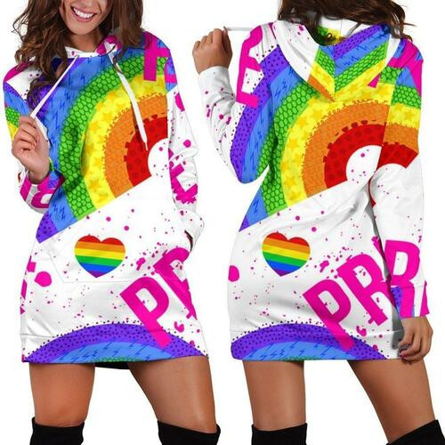 Lgbt Hoodie Dress Sweater Dress Sweatshirt Dress 3d All Over Print For Women Hoodie