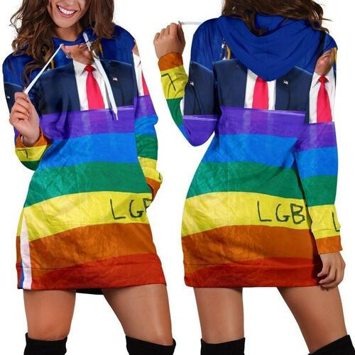 Lgbt Hoodie Dress Sweater Dress Sweatshirt Dress 3d All Over Print For Women Hoodie