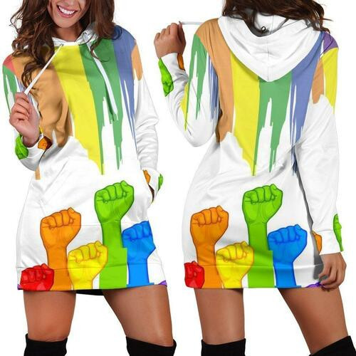 Lgbt Hoodie Dress Sweater Dress Sweatshirt Dress 3d All Over Print For Women Hoodie