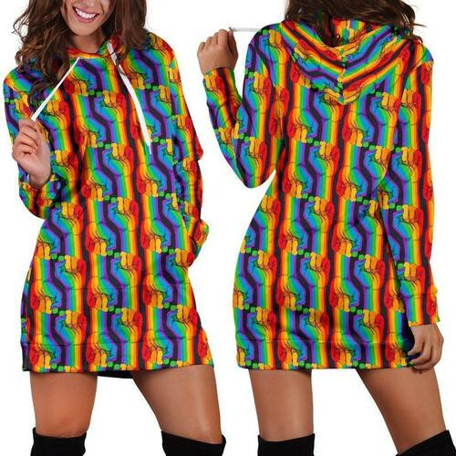 Lgbt Hoodie Dress Sweater Dress Sweatshirt Dress 3d All Over Print For Women Hoodie