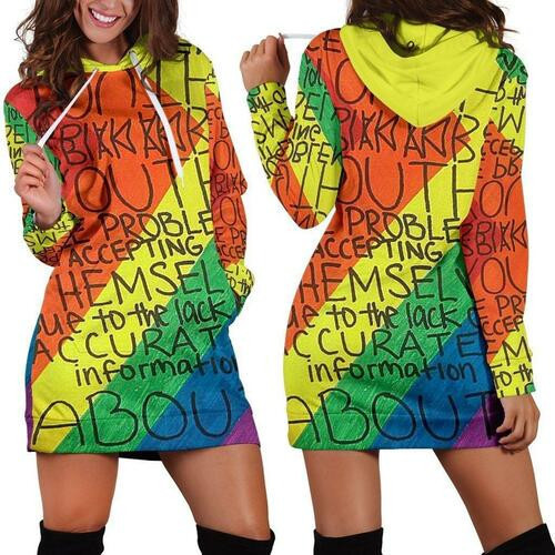 Lgbt Hoodie Dress Sweater Dress Sweatshirt Dress 3d All Over Print For Women Hoodie