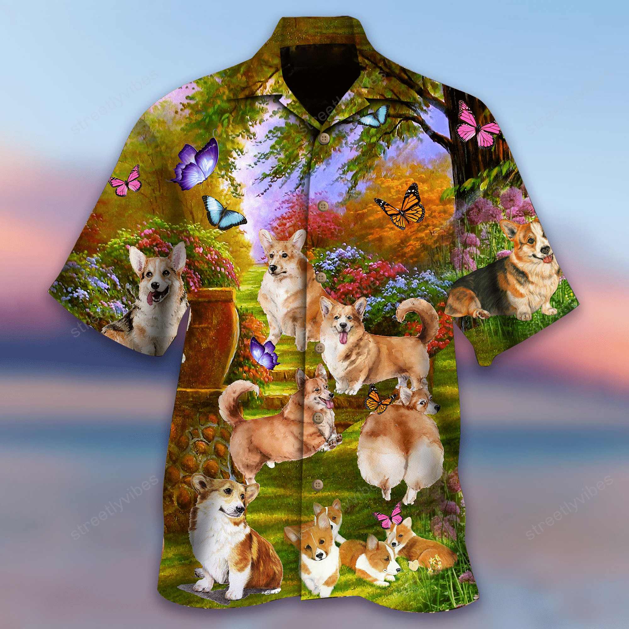 Life Is Better With A Corgi Hawaiian Shirt Hawaiian Shirt For Men