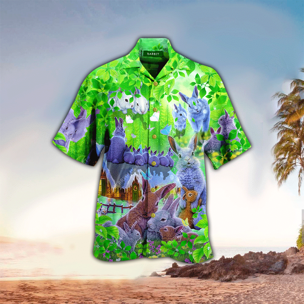 Life Is Better With A Rabbit Hawaiian Shirt for Men and Women