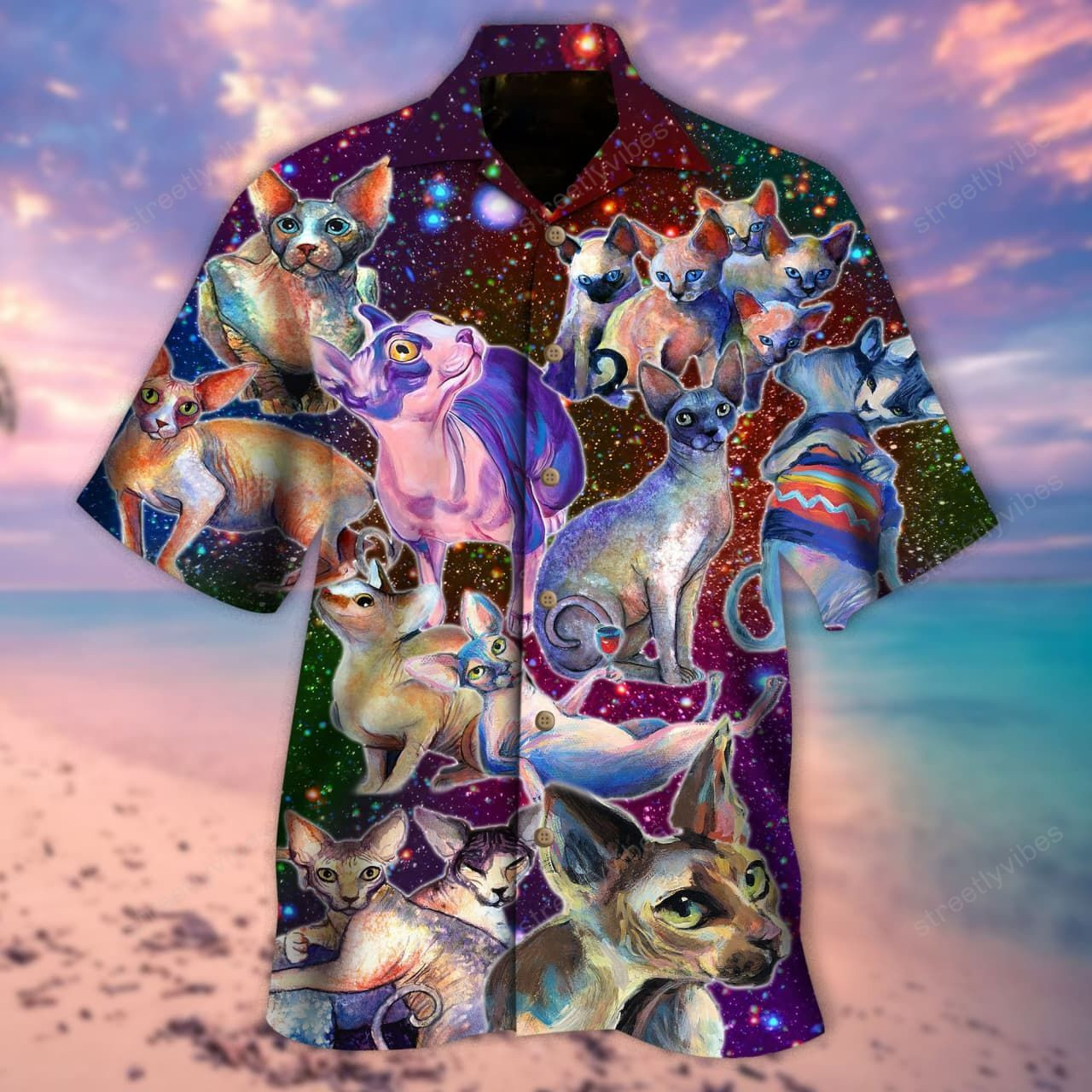 Life Is Better With A Sphynx Cat Unisex Hawaiian Shirt Hawaiian Shirt For Men