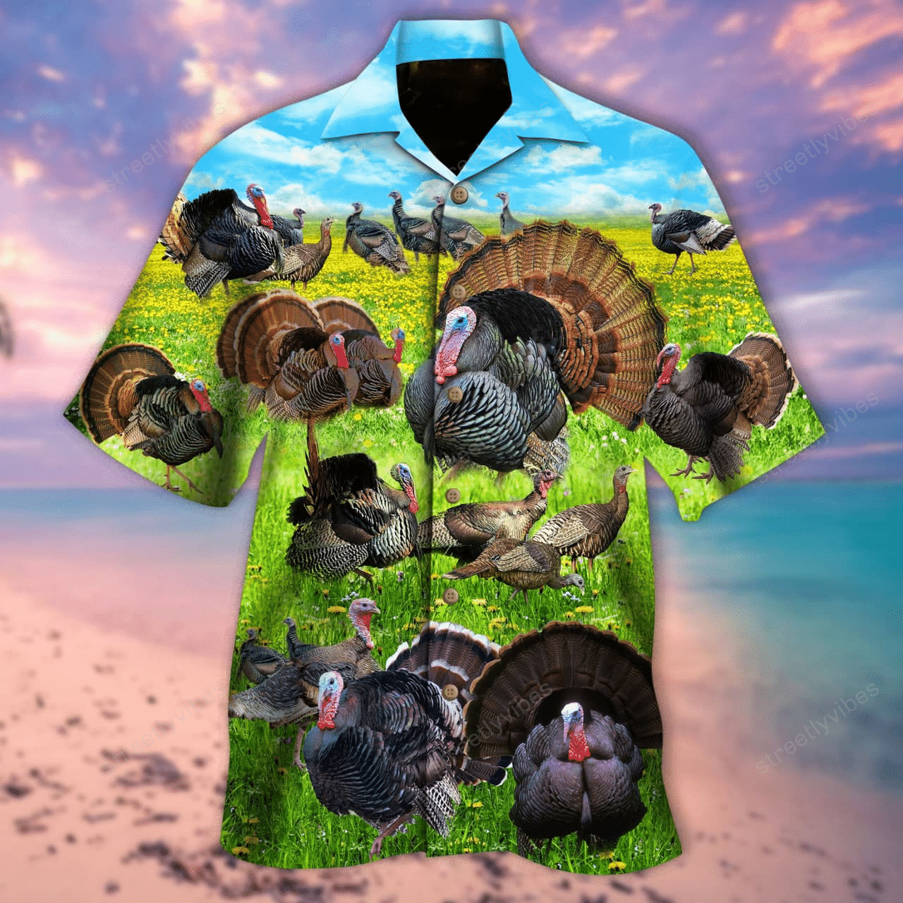Life Is Better With A Turkey Unisex Hawaiian Shirt Hawaiian Shirt For Men