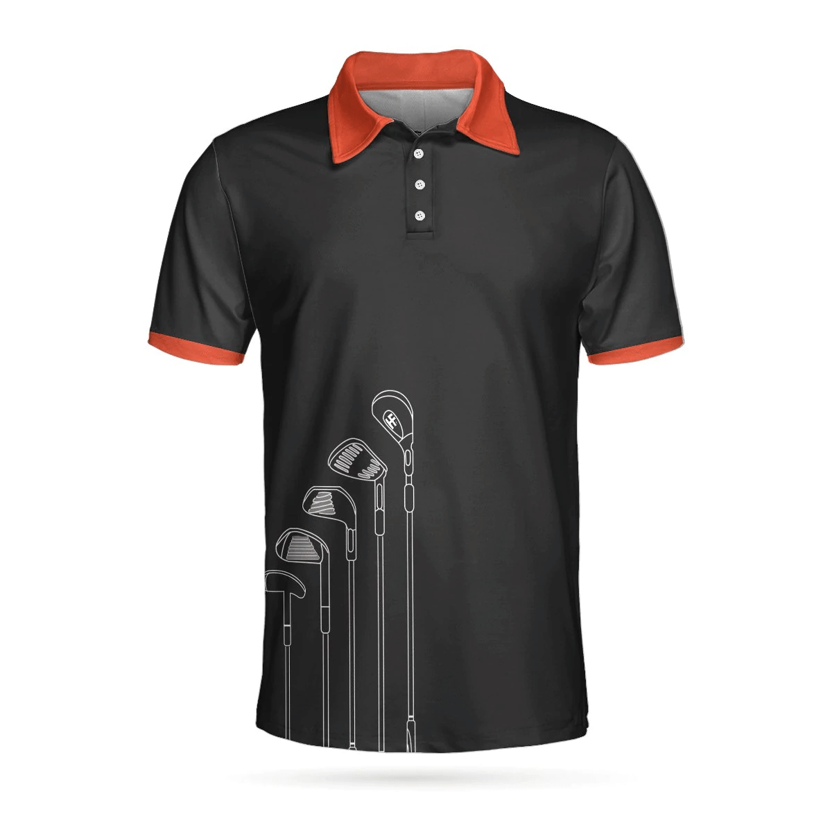 Life Is Full Of Important Choices Golf Clubs Polo Shirt Black Golfing Polo Shirt Best Golf Shirts Short Sleeve Polo For Men