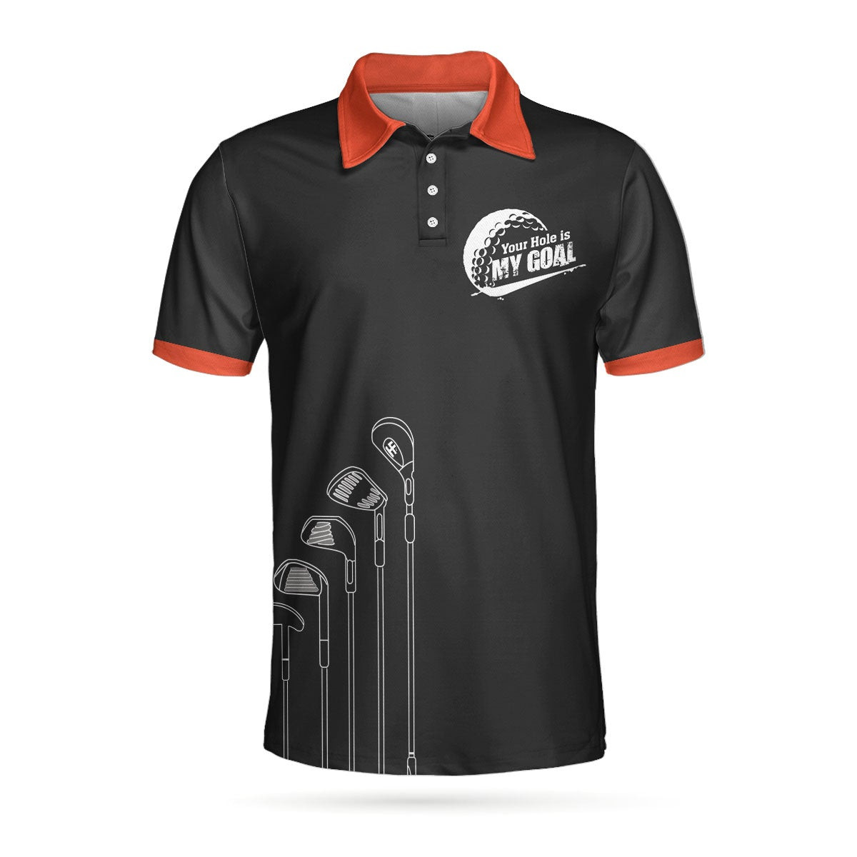 Life Is Full Of Important Choices Golf Clubs Polo Shirt Your Hole Is My Goal Polo Shirt Best Golf Shirt For Men