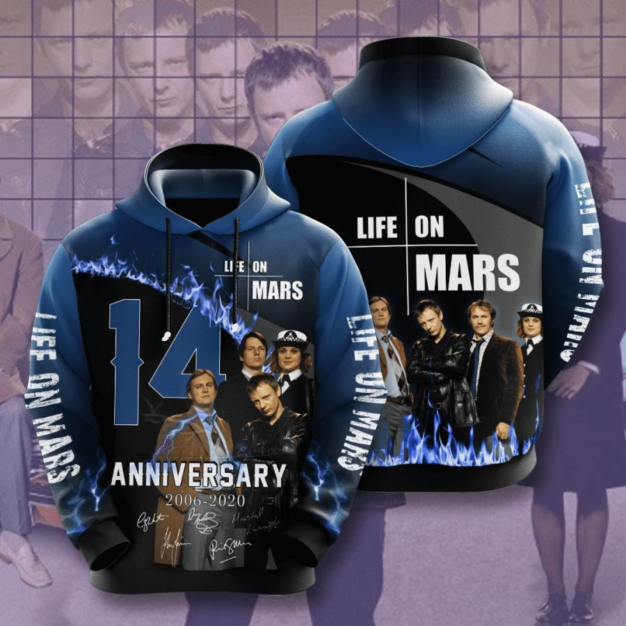 Life On Mars No994 Custom Hoodie 3D All Over Print