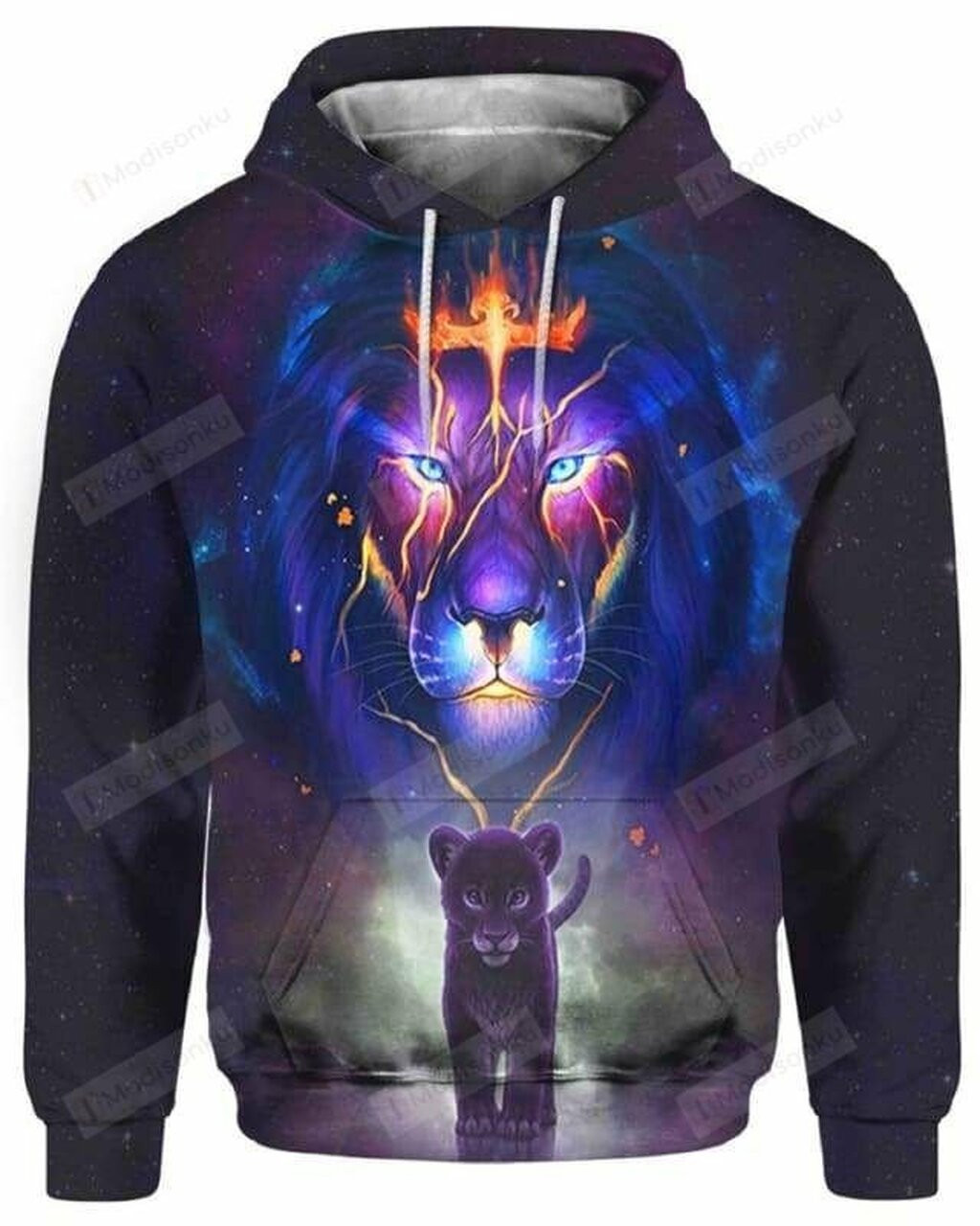 Lion Crown For Unisex 3d All Over Print Hoodie