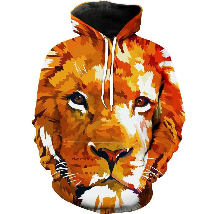 Lion Epic Animal Printed Lion Hoodie 3D
