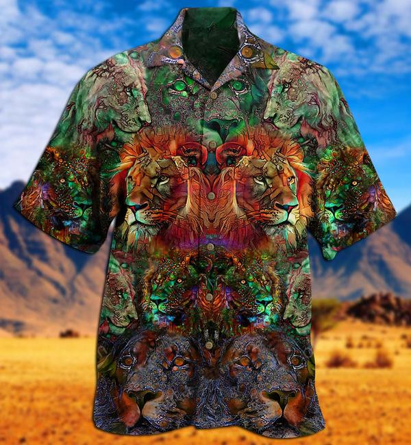 Lion King Love Forest Limited - Hawaiian Shirt - Hawaiian Shirt For Men