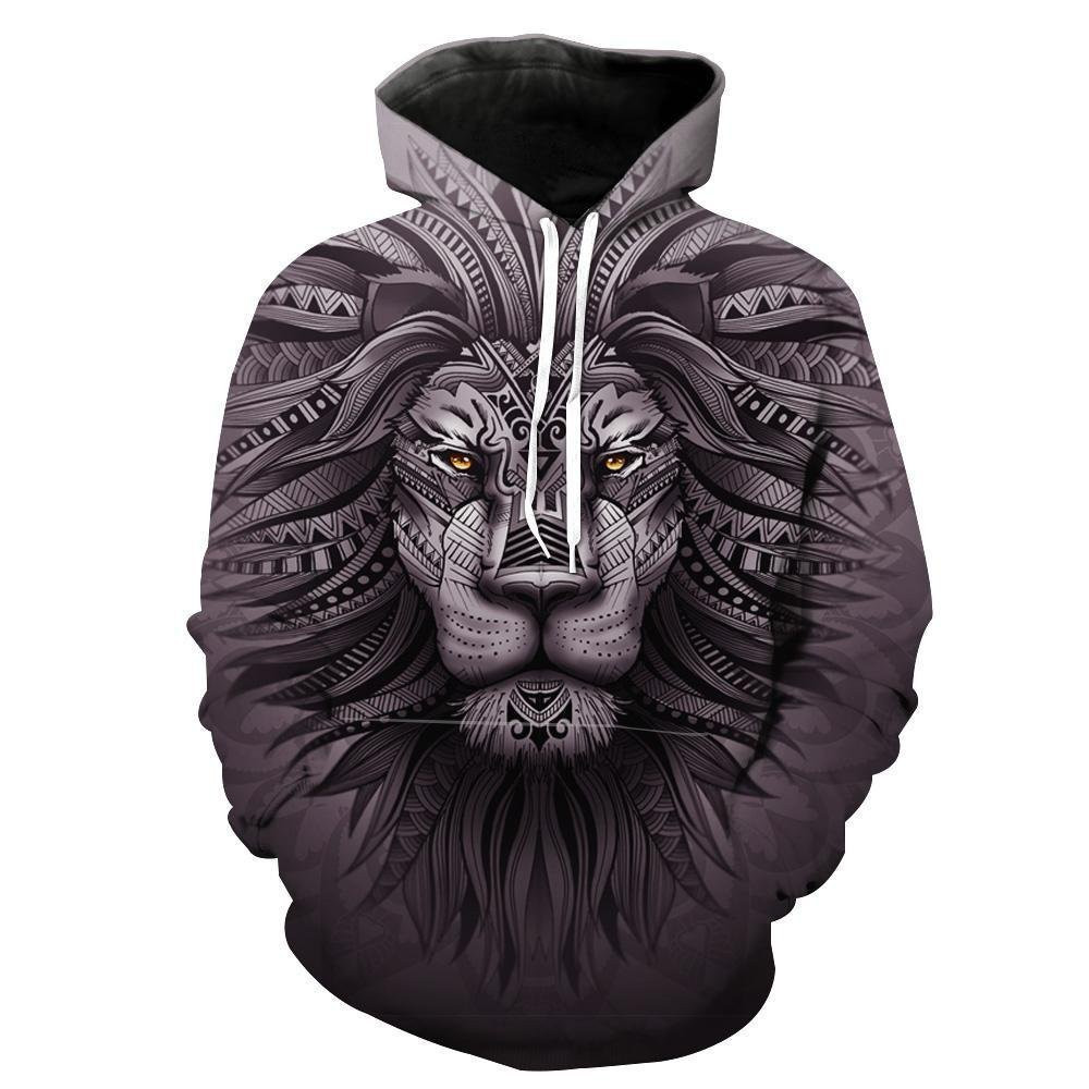 Lion Zion Epic Lion 3d Printed Hoodie 3D