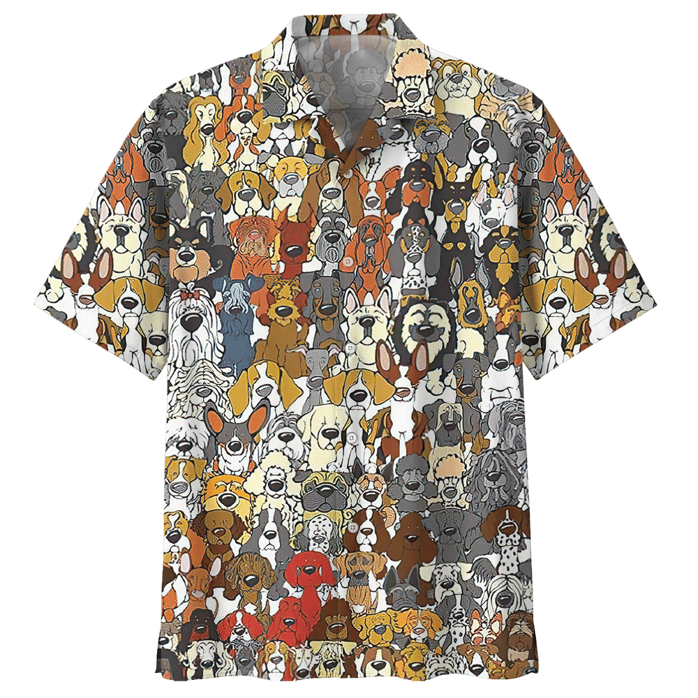 List Of Golden Retriever Dog Aloha Hawaiian Shirt Colorful Short Sleeve Summer Beach Casual Shirt For Men And Women